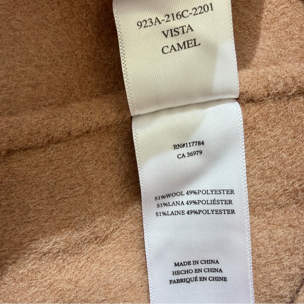 🌞 RAILS Vista Skirt in Brown Camel Wool Blend Fringe Skirt Extra Small XS - Picture 13 of 16